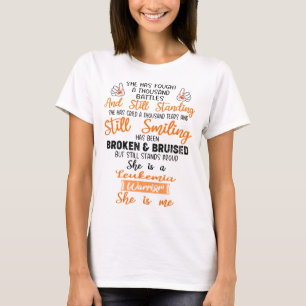 Leukaemia Awareness Ribbon Support Gifts T-Shirt