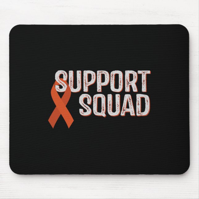 Leukaemia Awareness Support Squad Comfort Colours  Mouse Pad (Front)