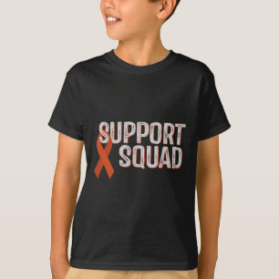 Leukaemia Awareness Support Squad Comfort Colours T-Shirt