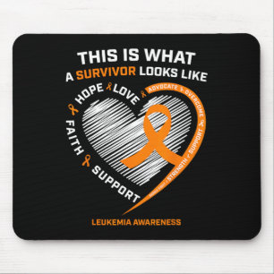 Leukaemia Awareness Survivor Gifts Men Women Kids Mouse Pad