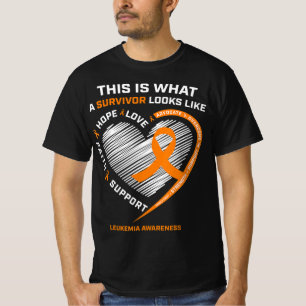 Leukaemia Awareness Survivor Gifts Men Women Kids T-Shirt