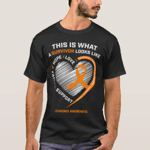 Leukaemia Awareness Survivor Gifts Men Women Kids T-Shirt