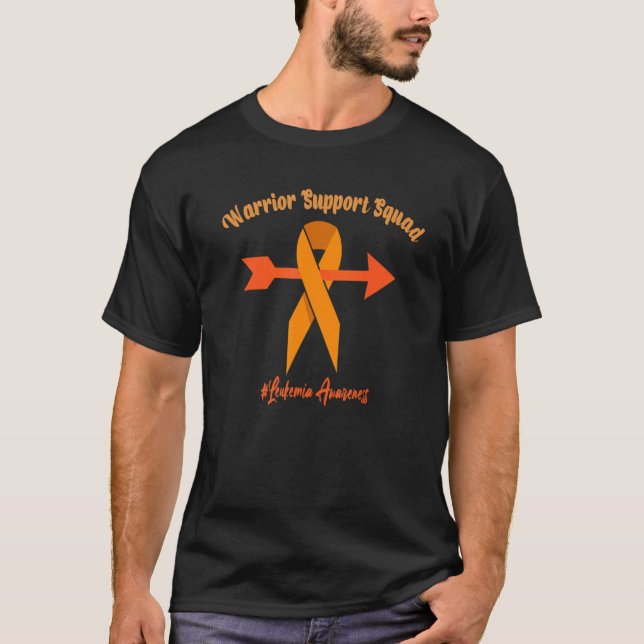 Leukaemia Awareness Warrior Support Squad An Orang T-Shirt (Front)