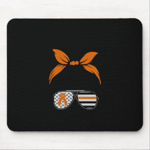 Leukaemia Awareness Warrior Support Squad Messy Bu Mouse Pad