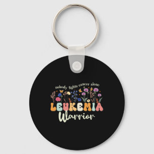 Leukaemia Blood Cancer Awareness Leukaemia Warrior Keychain