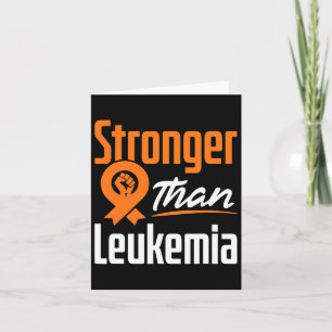 Leukaemia Blood Cancer Awareness Warrior Fighter S Card