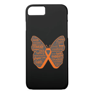 Leukaemia Butterfly Collage of Words Case-Mate iPhone Case