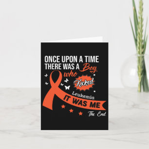 Leukaemia Fight Cancer Ribbon 11  Card