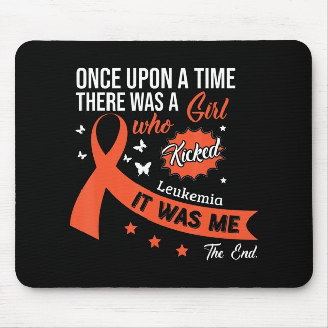 Leukaemia Fight Cancer Ribbon 1 Mouse Pad (Front)