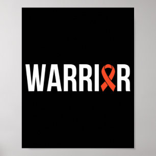 Leukaemia Fight Cancer Ribbon 5 Poster