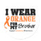Leukaemia I Wear Orange For My Brother