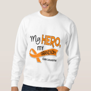 Leukaemia MY HERO MY GRANDSON 42 Sweatshirt