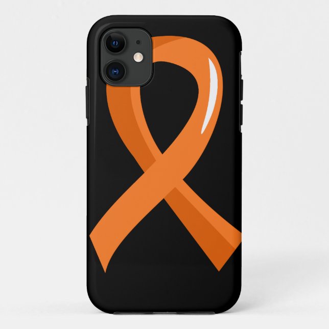 Leukaemia Orange Ribbon 3 Case-Mate iPhone Case (Back)