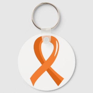 Leukaemia Orange Ribbon 3 Keychain