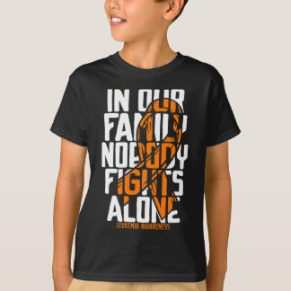 Leukaemia Support Blood Cancer Tee Family Leukaemi