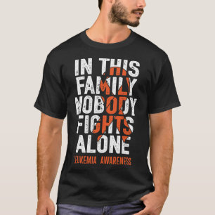 Leukaemia Support Squad Fighter Warrior Leukaemia T-Shirt