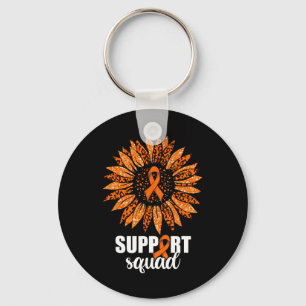 Leukaemia Support Squad Shirt Keychain