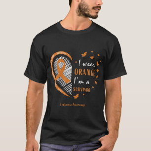 Leukaemia Survivor Gifts Kids Mom Sister Awarene T-Shirt