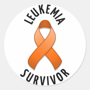 Leukaemia Survivor Round Sticker