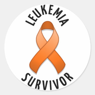 Leukaemia Survivor Round Sticker