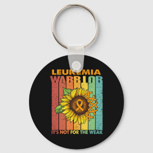Leukaemia Warrior It's Not For The Weak Keychain