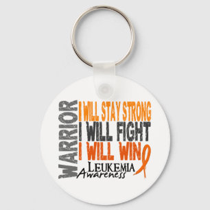 Leukaemia Warrior Keychain