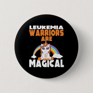 Leukemia Awareness Cute Magical Unicorn Blood Canc 2 Inch Round Button