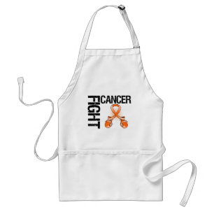 Leukemia Cancer Fight Boxing Gloves Standard Apron