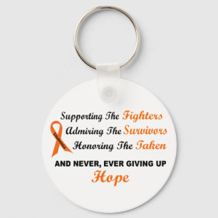 LEUKEMIA Supporting Admiring Honouring 1 Keychain