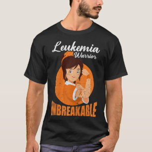 Leukemia Warrior Unbreakable Blood Cancer Awarenes T-Shirt