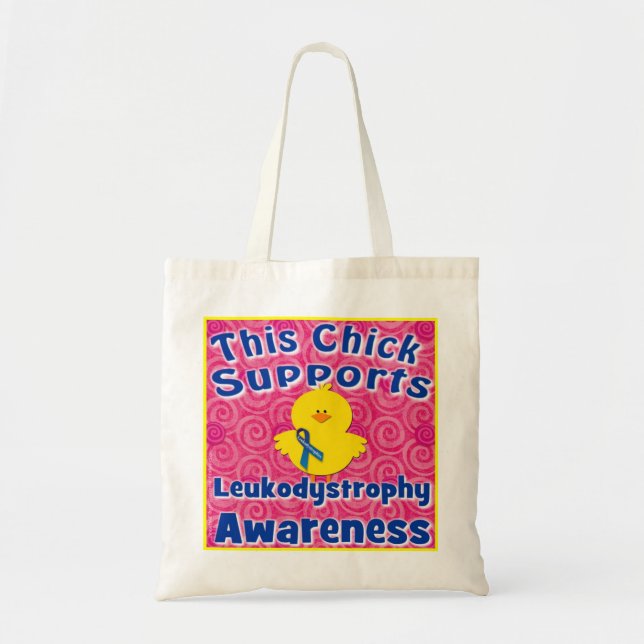 Leukodystrophy Awareness chick Tote Bag (Front)