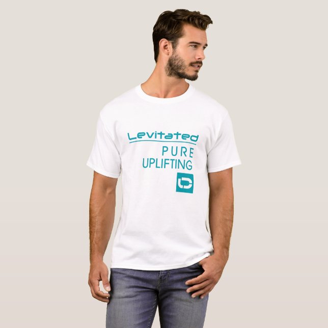 LEV Men's White Emotion T-Shirt V6 (Front Full)