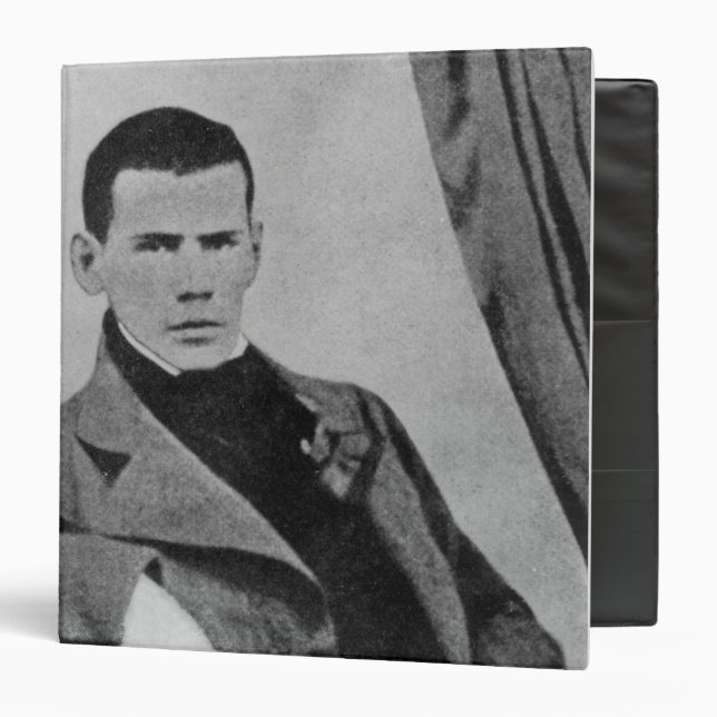 Lev Nikolaevich Tolstoy  as a student Binder (Front/Inside)
