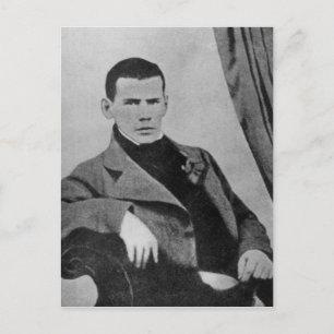 Lev Nikolaevich Tolstoy as a student Postcard