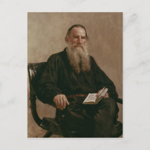 Lev Tolstoy  1887 Postcard