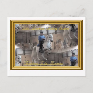 Levade with rider Postcard