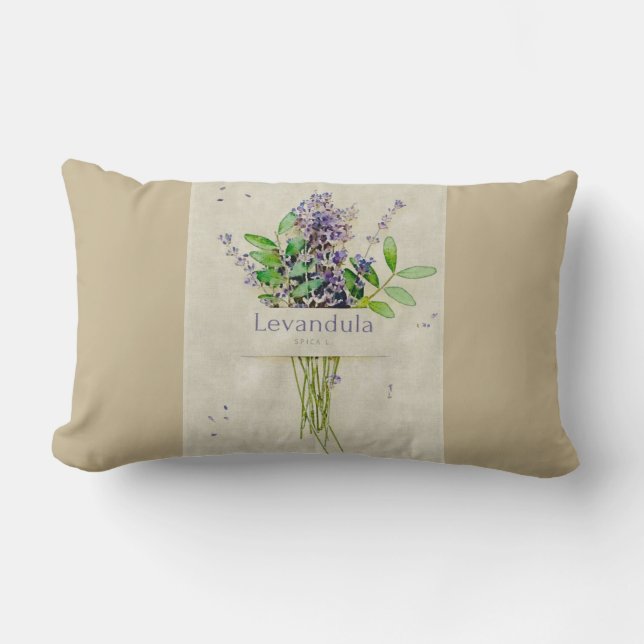 Levandula spica l. lumbar pillow (Front)