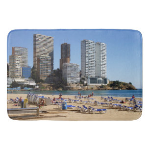 Levante beach of Benidorm Bath Mat