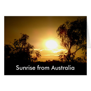 Levée de soleil en Australie