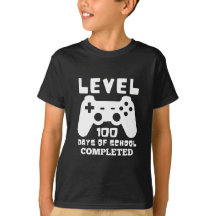 level 100 days of school completed - Boys Gamer