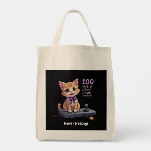 Level 100 Days of School Unlocked Celebrate Tote Bag