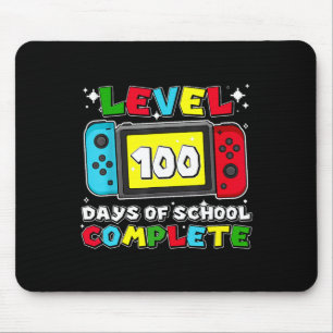Level 100 Days Of School Unlocked Video Games Boys Mouse Pad