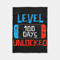 Level 100 Days School Unlocked Gamer Boys Funny 10