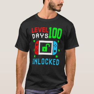 Level 100 Days Unlocked Smarter Happy 100 Days Of T-Shirt