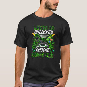 Level 10 Unlocked Awesome Since 2013 Gaming 10th B T-Shirt