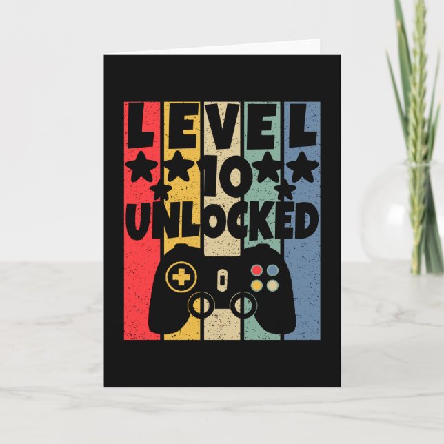 Level 10 Unlocked Card (Front)
