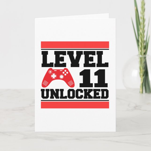 Level 11 Unlocked Card (Front)