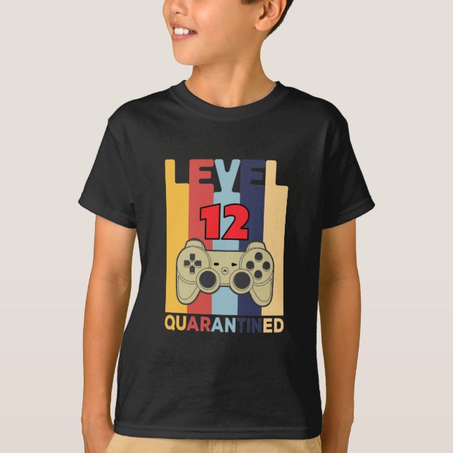 Level 12 quarantIned T-Shirt (Front)