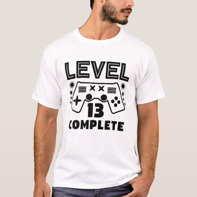 Level 13 Complete Gaming T T-Shirt (Front)