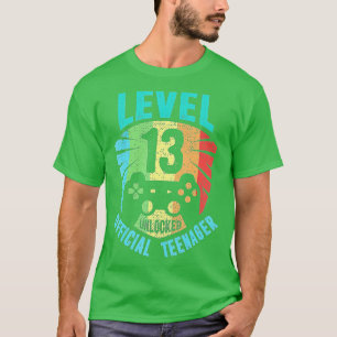 Level 13 Unlocked 13th Video Birthday Gift (147 T-Shirt